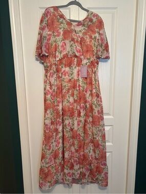 Dm Fashion Kami Sunset Floral Dress